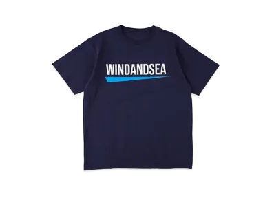 WIND AND SEA Fishnet Recycle Nylon Tee "Navy"