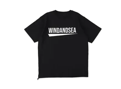 WIND AND SEA Fishnet Recycle Nylon Tee "Black"