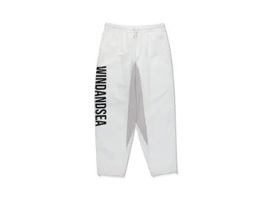 WIND AND SEA Fishnet Recycle Nylon Pants "White"