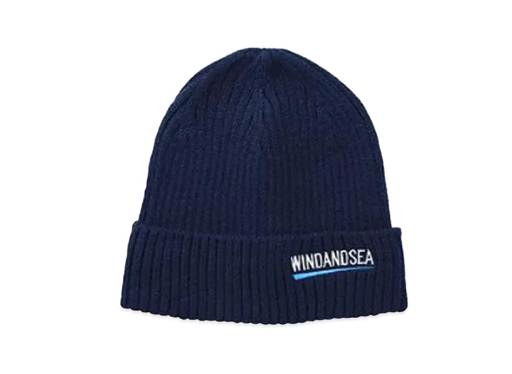 WIND AND SEA Fishnet Recycle Nylon Beanie "Navy"
