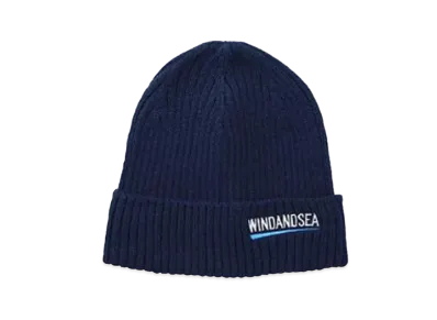 WIND AND SEA Fishnet Recycle Nylon Beanie "Navy"