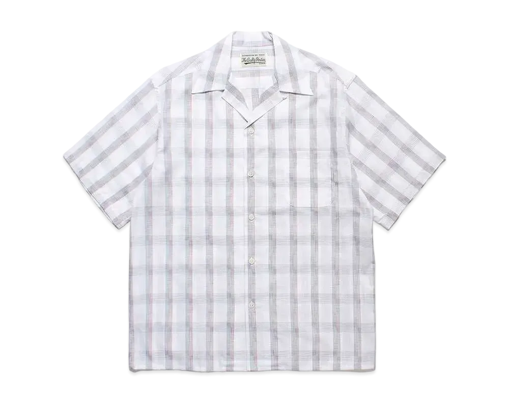 WACKO MARIA Open Collar Shirt Vintage Fabric "White"