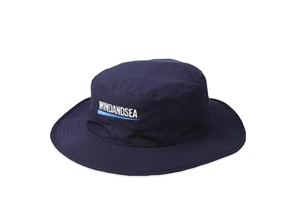WIND AND SEA Fishnet Recycle Nylon Hat "Navy"