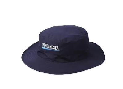 WIND AND SEA Fishnet Recycle Nylon Hat "Navy"