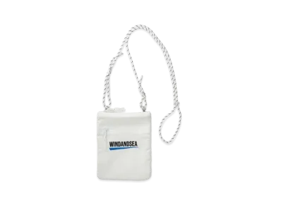 WIND AND SEA Fishnet Recycle Nylon Sacoshe "White"