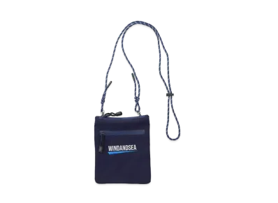 WIND AND SEA Fishnet Recycle Nylon Sacoshe "Navy"