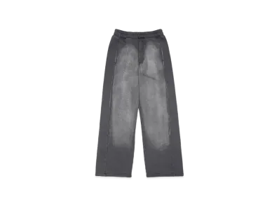 SKINS FADED SWEAT PANTS "BLACK"