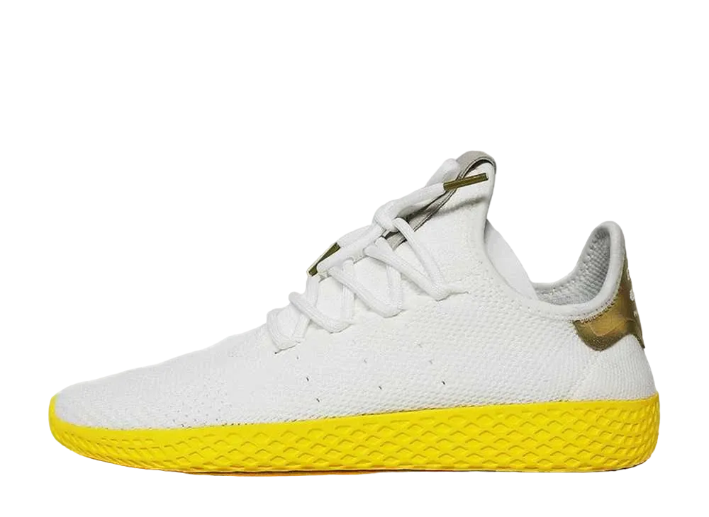 ファレル・ウィリアムス × アディダス オリジナルス テニスフー "ホワイト/イエロー" 