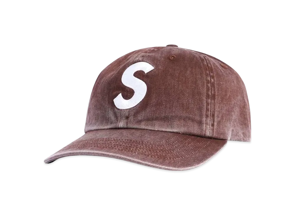 Supreme Pigment Print S Logo 6-Panel "Brown"