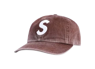 Supreme Pigment Print S Logo 6-Panel "Brown"