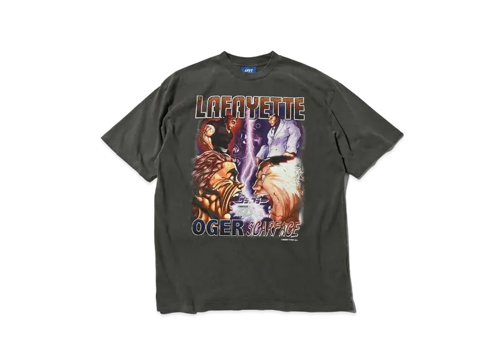 刃牙 x LFYT VS TEE "VINTAGE BLACK"