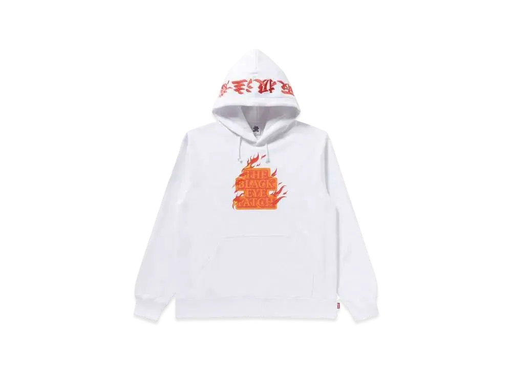 Blackeyepatch Burning OG Label HWC Hoodie "White"