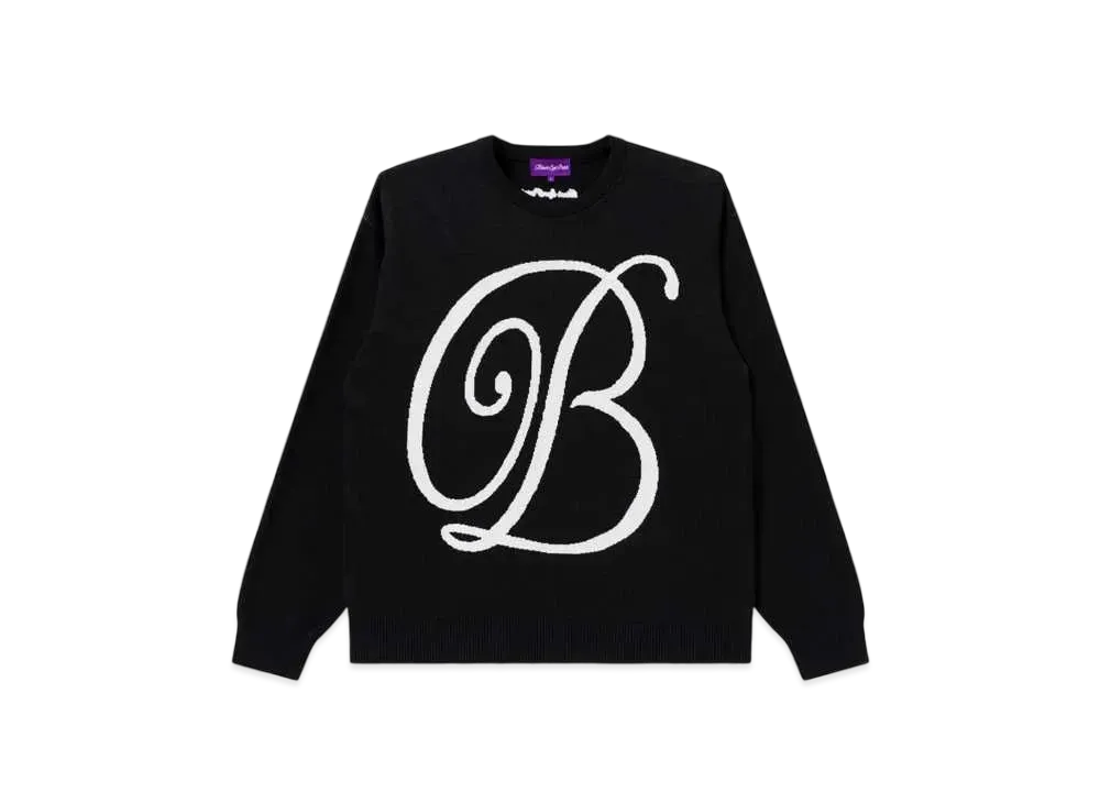 Blackeyepatch B Emblem Knit Sweater "Black"