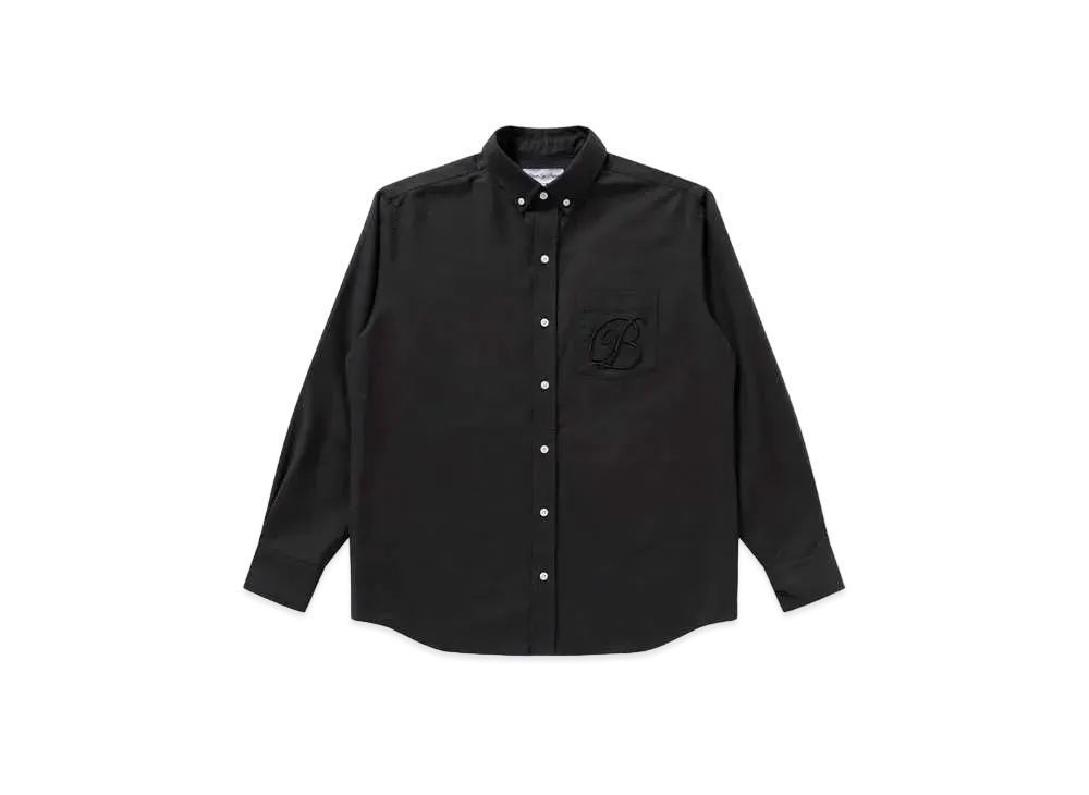 Blackeyepatch B Emblem Oxford Shirt "Black"