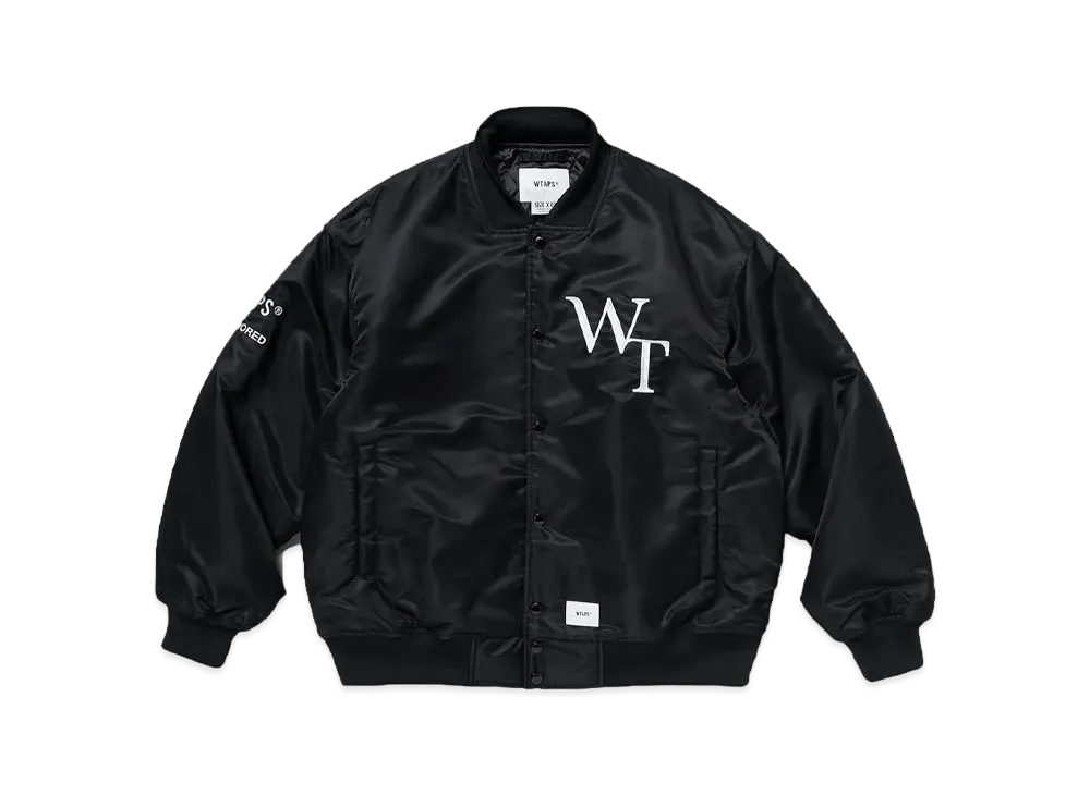 Wtaps Team / Jacket / Nylon. Twill. League "Black"