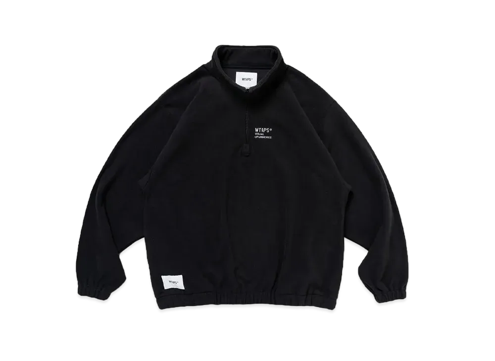 トップス DEPST / SWEATER / POLY. FORTLESS WTAPS WTAPS Depst / Sweater / Poly. 232ATDT-CSM33 / Black | OVERKILL