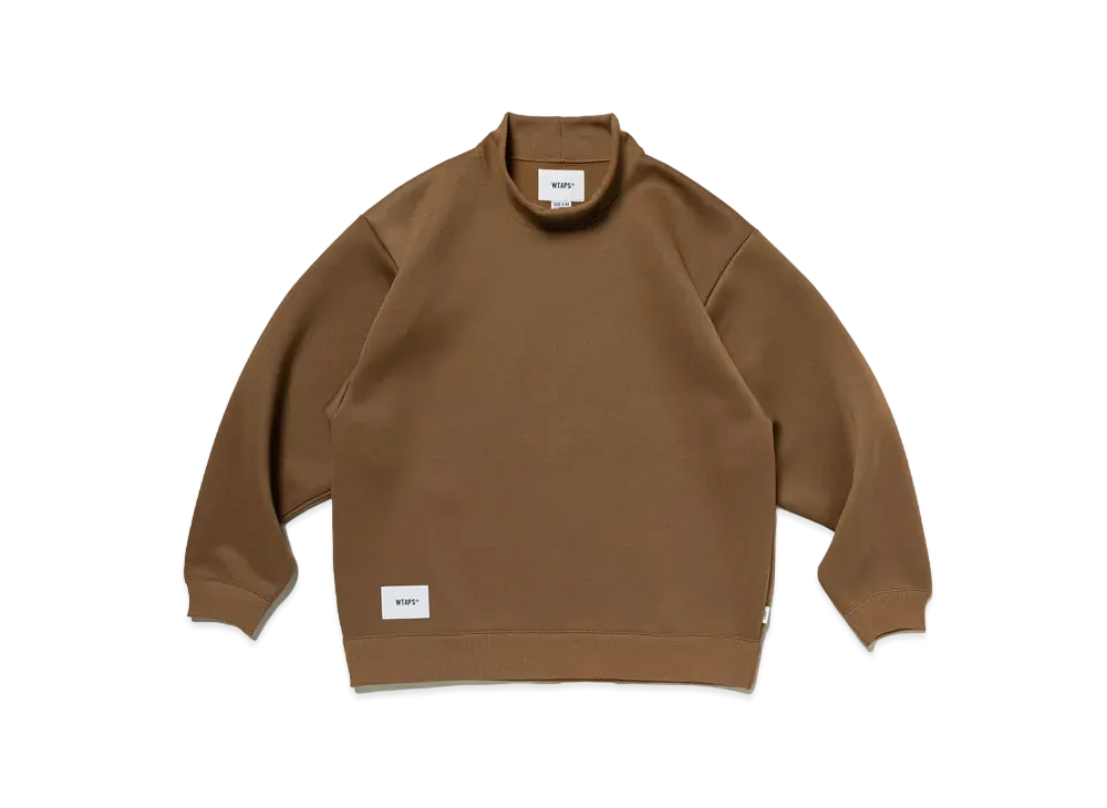 Wtaps Mock Neck / Sweater / Poly. FortleSS "Brown"