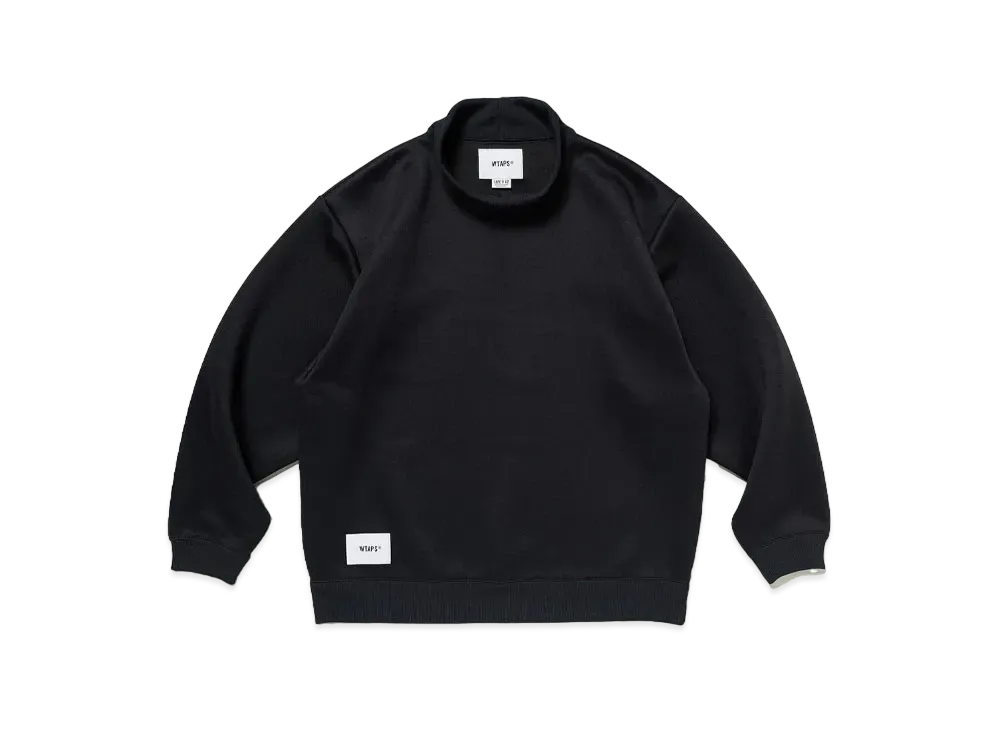 Wtaps Mock Neck / Sweater / Poly. FortleSS "Black"