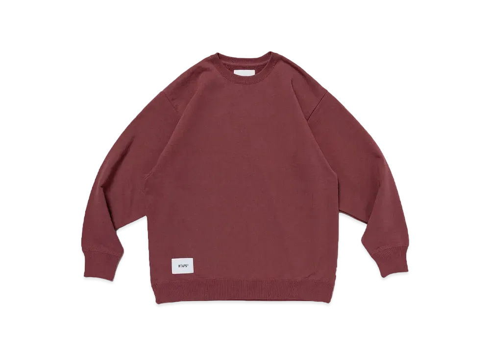 Wtaps OBJ 01 / Sweater / Cotton "Burgundy"