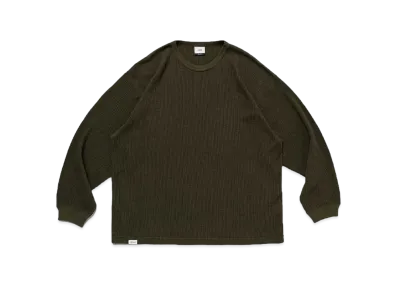 Wtaps Waffle 02 / LS / CTPL "Olive Drab"