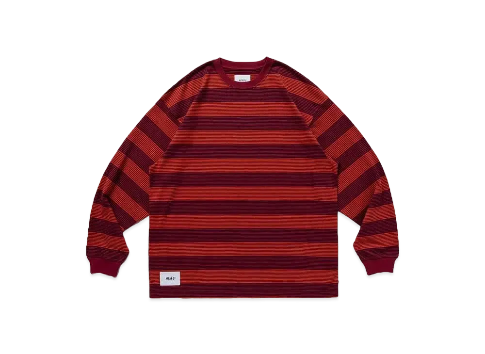 Wtaps BDY 01 / LS / Cotton. Textile. BRackets "Red"