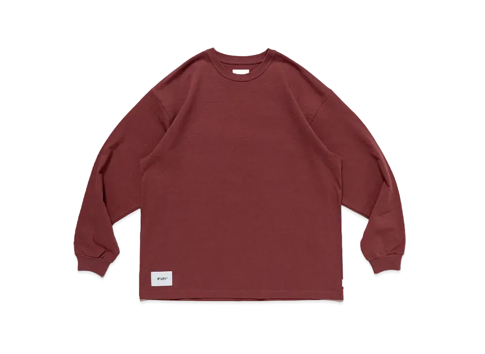 Wtaps OBJ 01 / LS / Cotton. Containing "Burgundy"