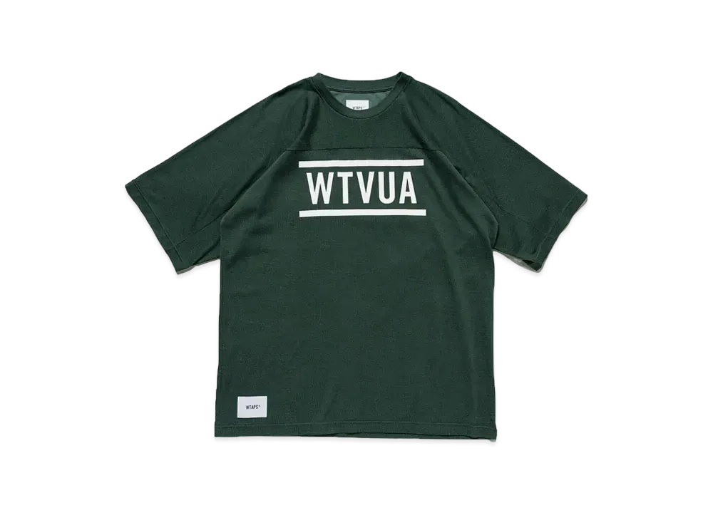 ダブルタップス QB / SS / ラコ. ブラケット 232ATDT-CSM09 "グリーン"