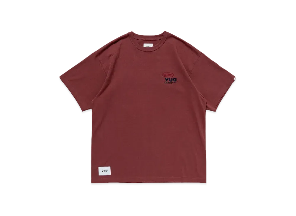 ダブルタップス AII 02 / SS / コットン. プロテクト 232ATDT-CSM04 "バーガンディ"