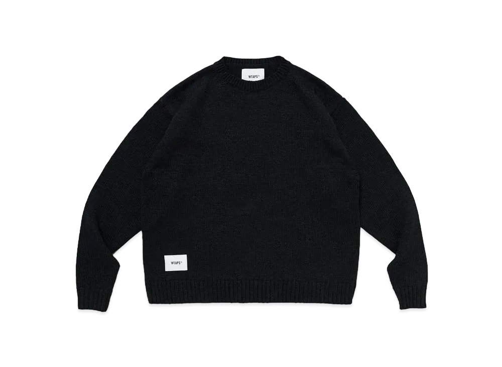 Wtaps CN 02 / Sweater / Poly. Sign "Black"