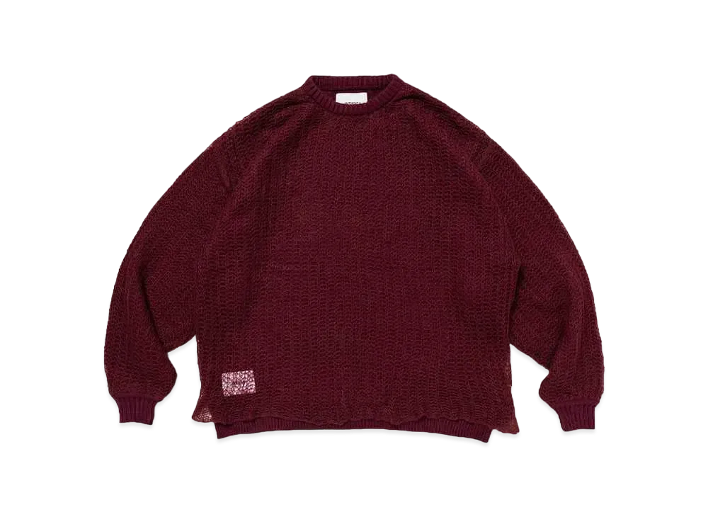 Wtaps BR / Sweater / Acrylic. X3.0 "Burgundy"