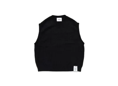 Wtaps Ditch / Vest / Acrylic. Sign "Black"