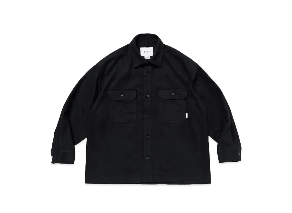 Wtaps Deck 02 / LS / Cotton. Twill "Black"