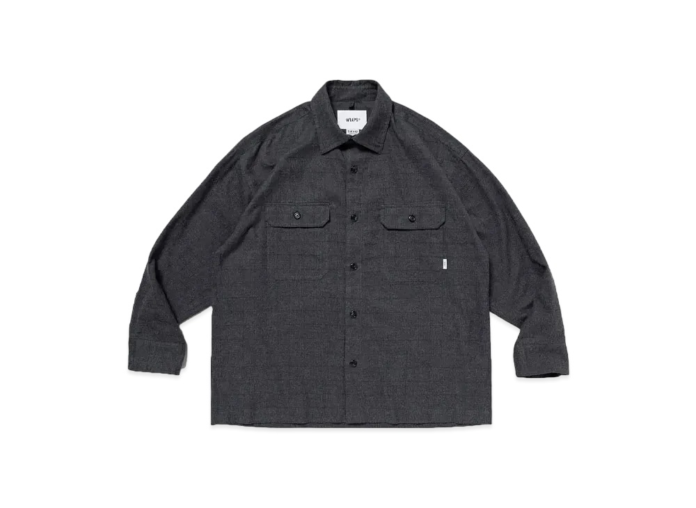 WTAPS DECK 01 / LS / COTTON. シャツ Wtaps Deck 01 / LS / Cotton. Twill. Textile 