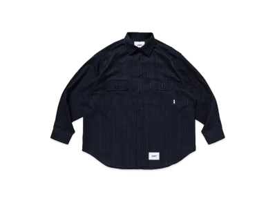Wtaps WCPO 01 / LS / Plra. Twill. Textile "Navy"