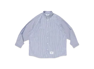 Wtaps BD 03 / LS / Cotton. Broadcloth. Textile. Protect "Blue"