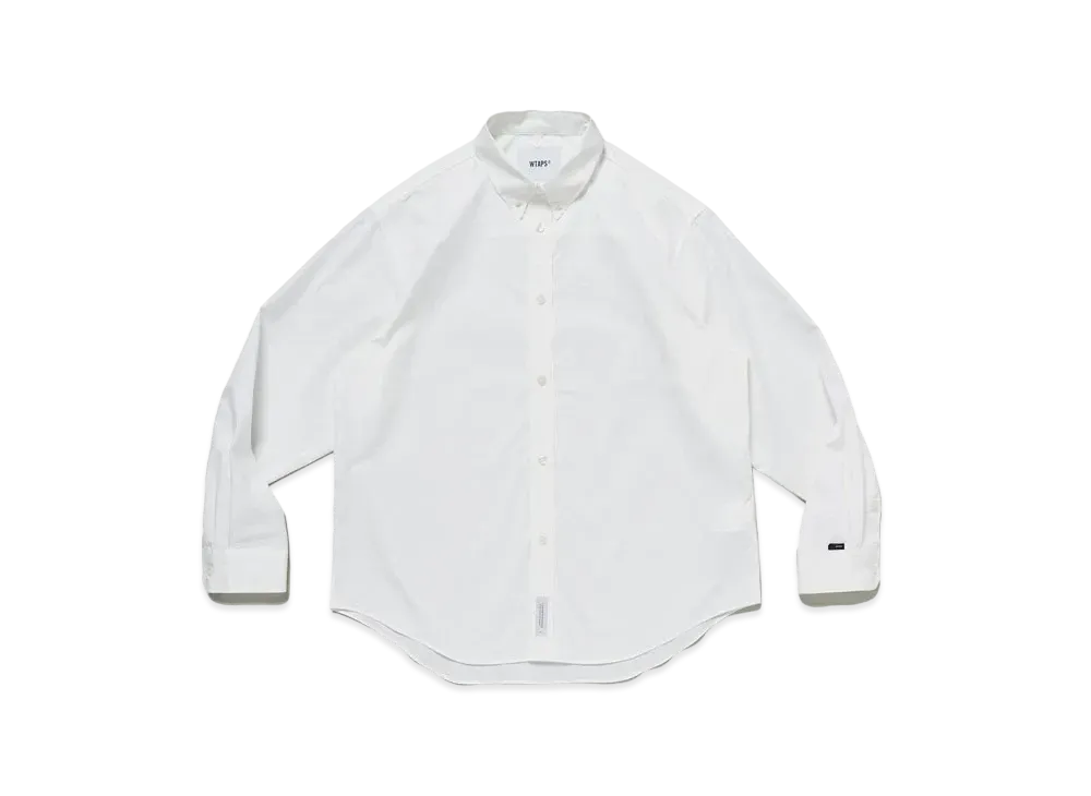 Wtaps BD 01 / LS / Ctpl. Broadcloth. Coolmax "White"