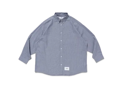 Wtaps BD 02 / LS / Cotton. Broadcloth. Textile. Protect "Navy"