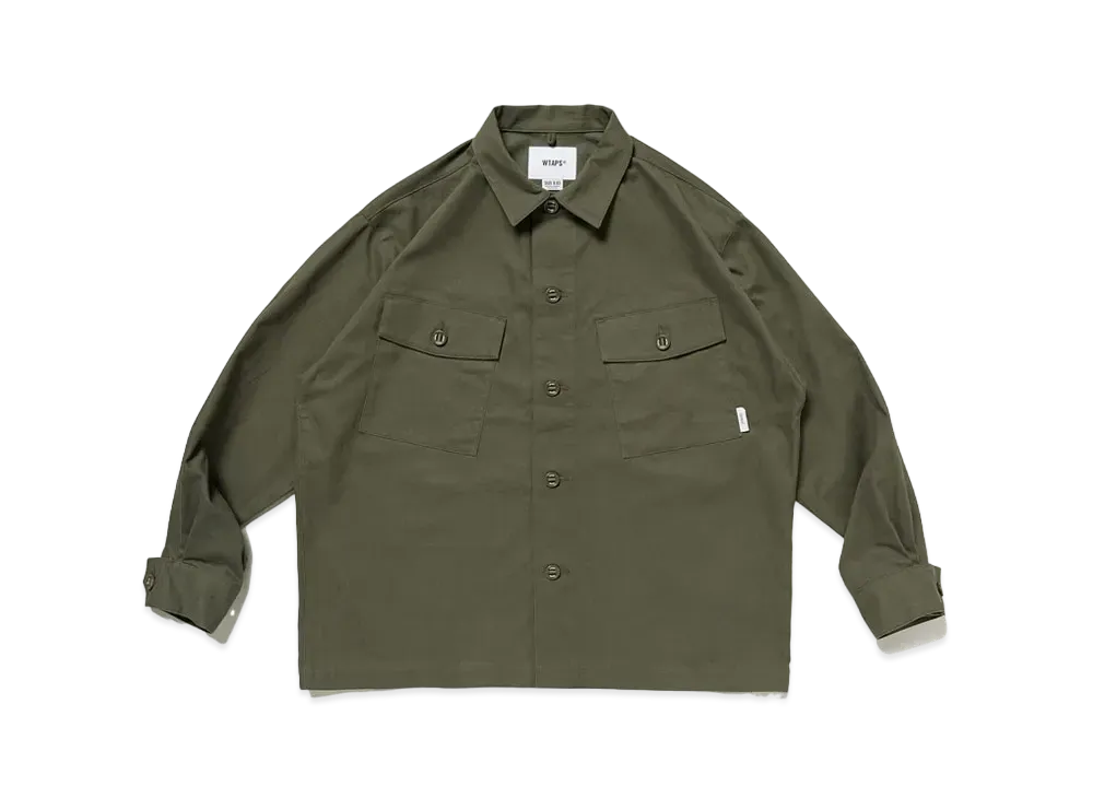 Wtaps CBW / LS / Cotton. Twill "Olive Drab"