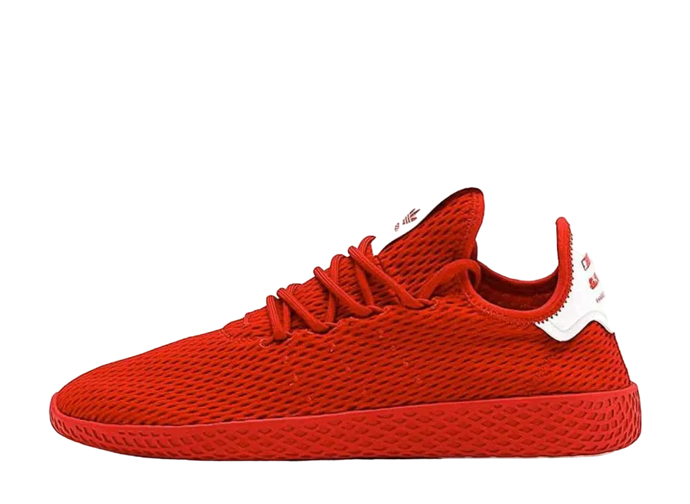 ファレル・ウィリアムス × アディダス オリジナルス テニスフー "スカーレット/レッド"