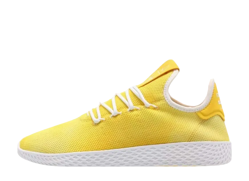 ファレル・ウィリアムス × アディダス オリジナルス テニスフー ホーリー "ブライトイエロー/フットウェアホワイト"