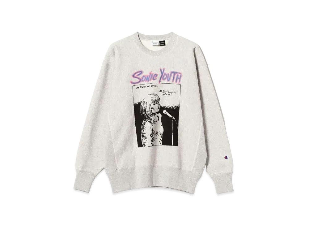 9/9発売｜Champion × SONIC YOUTH × BEAMS REVERSE WEAVE Sweat｜抽選