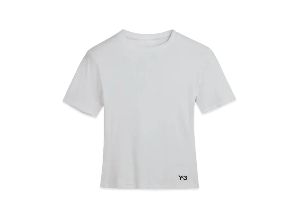 Y-3 Fitted SS Tee "White"