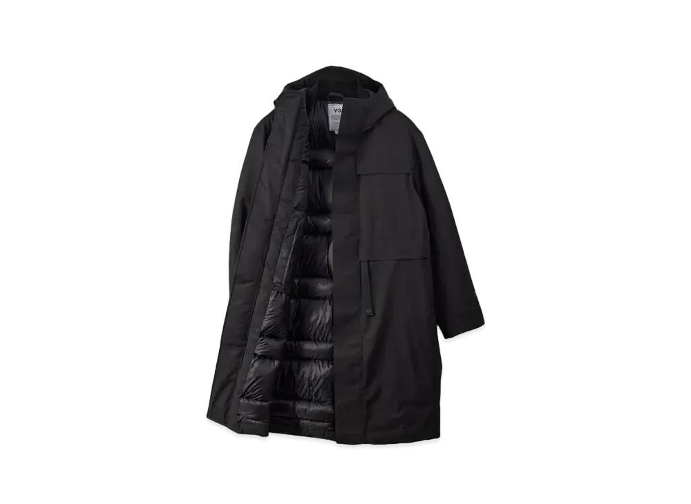 Y-3 W Classic Cotton Gore-Tex Down Parka "Black"