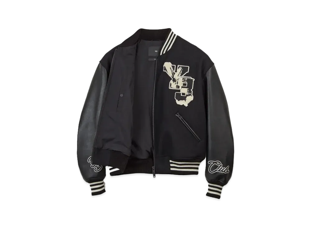 Y-3 Letterman JKT "Black/Black"