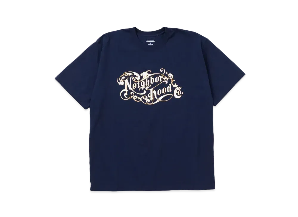 NEIGHBORHOOD NH . Tee SS-9 "Navy"