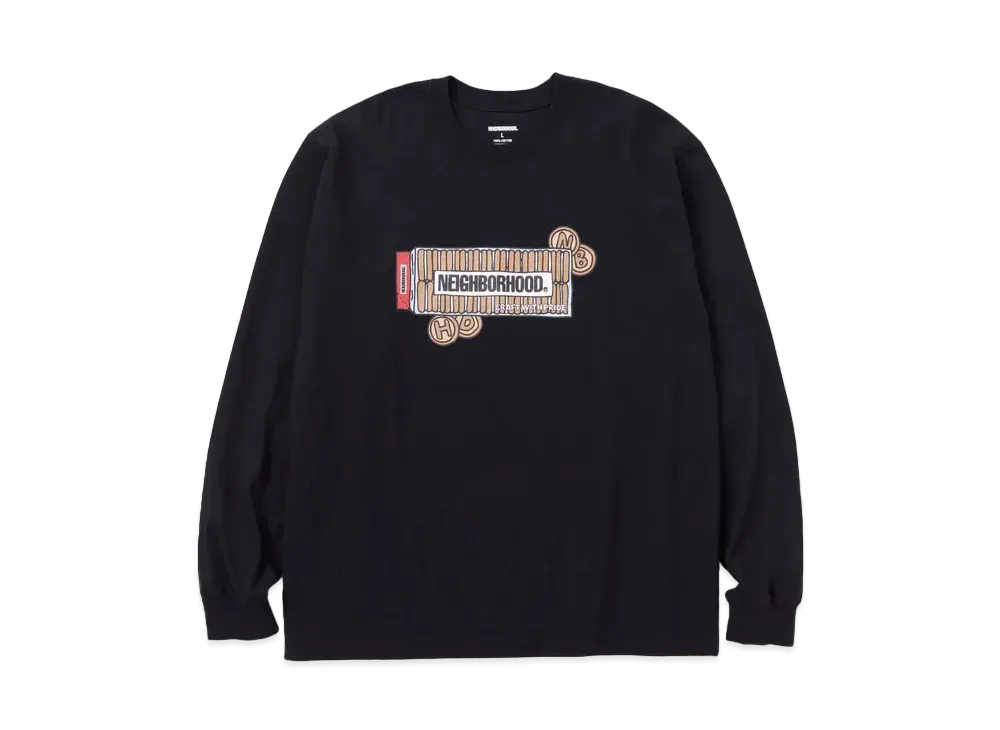 NEIGHBORHOOD NH . Tee LS-19 "Black"