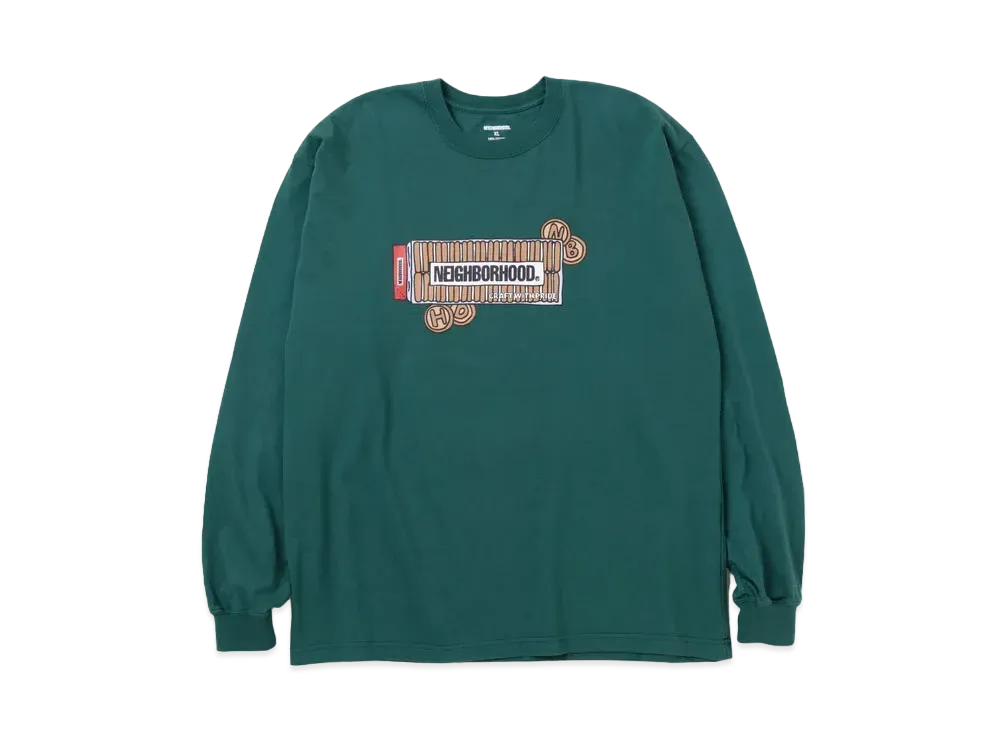 NEIGHBORHOOD NH . Tee LS-19 "Green"