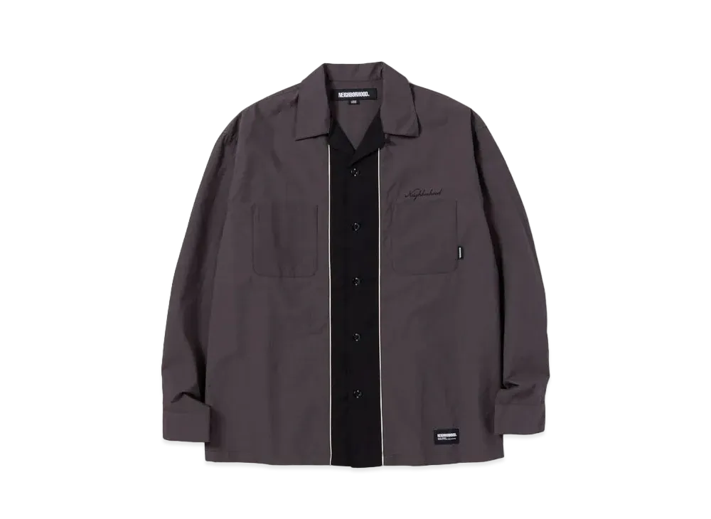 NEIGHBORHOOD Bicolor Shirt LS "Charcoal"