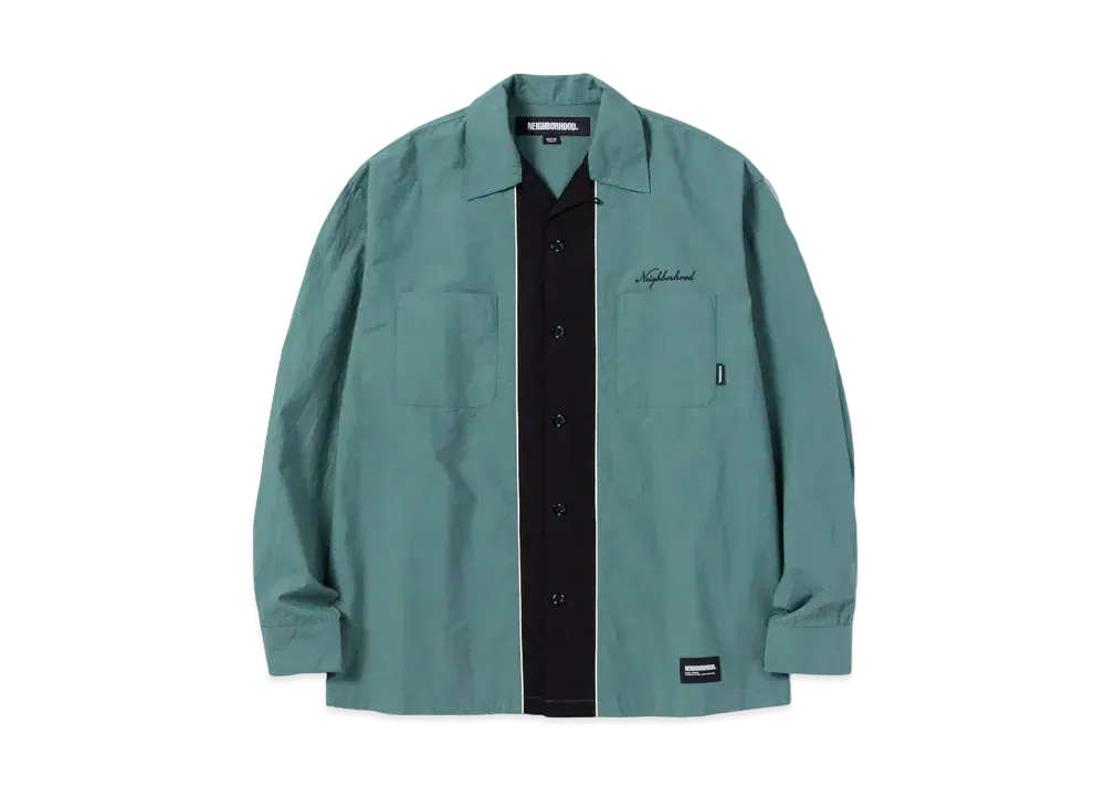 NEIGHBORHOOD Bicolor Shirt LS "Green"