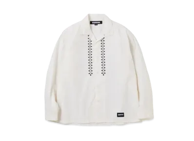 NEIGHBORHOOD Cord Embroidery Shirt LS "White"